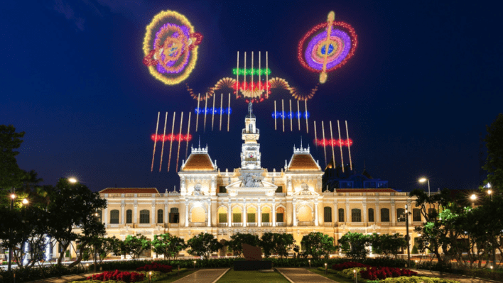 The 1st AR Fireworks Vietnam to celebrate 30/4
